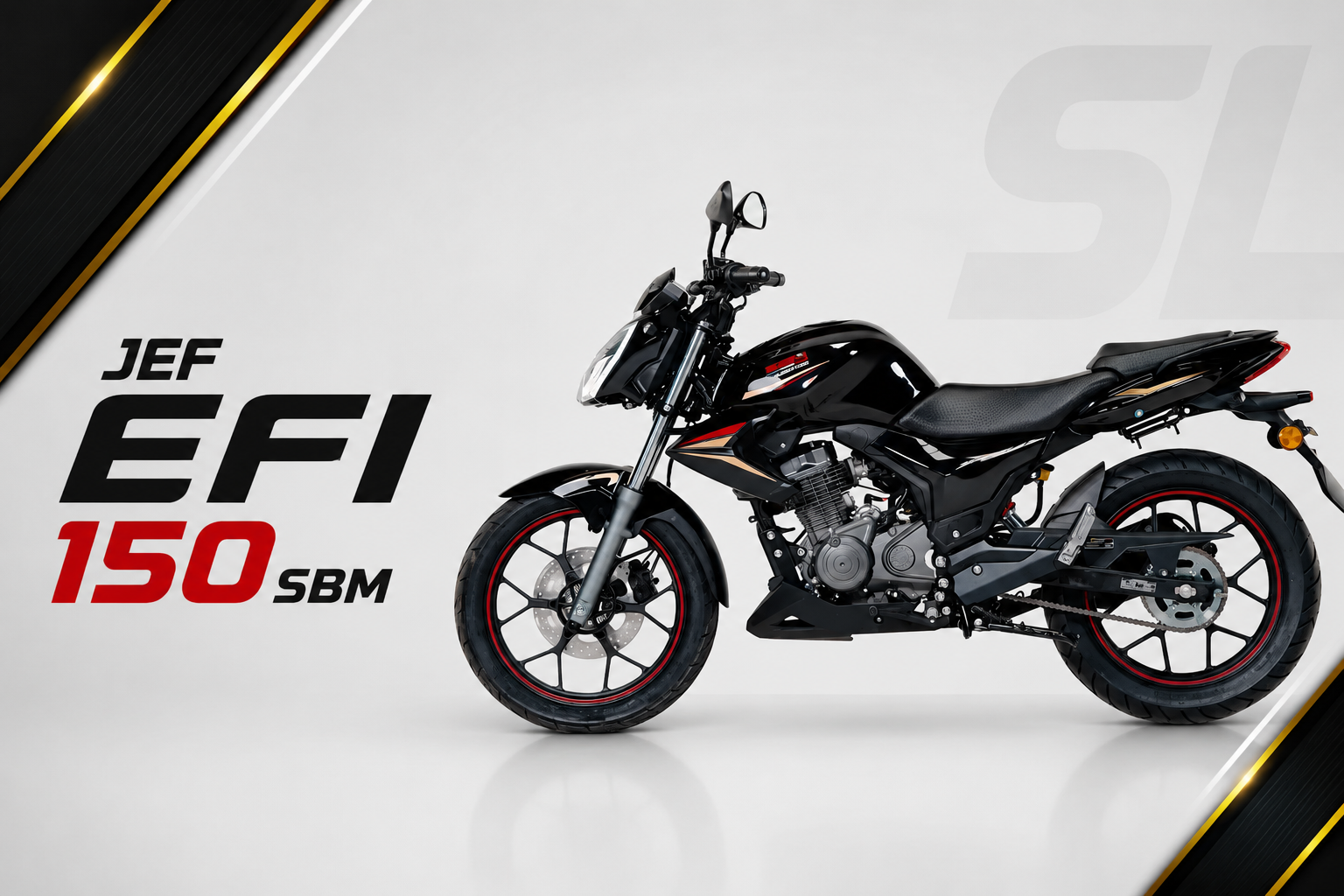 SHI New JEF EFI 150 SBM 0km na SL Motos