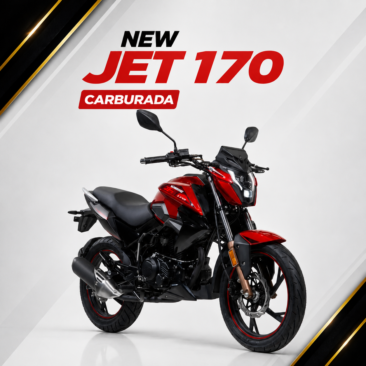 New Jet 170 Carburada 0km na SL Motos