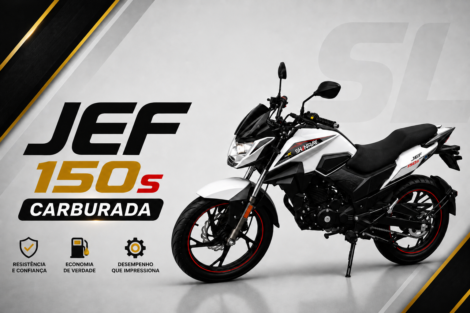 JEF 150S Carburada 0km na SL Motos